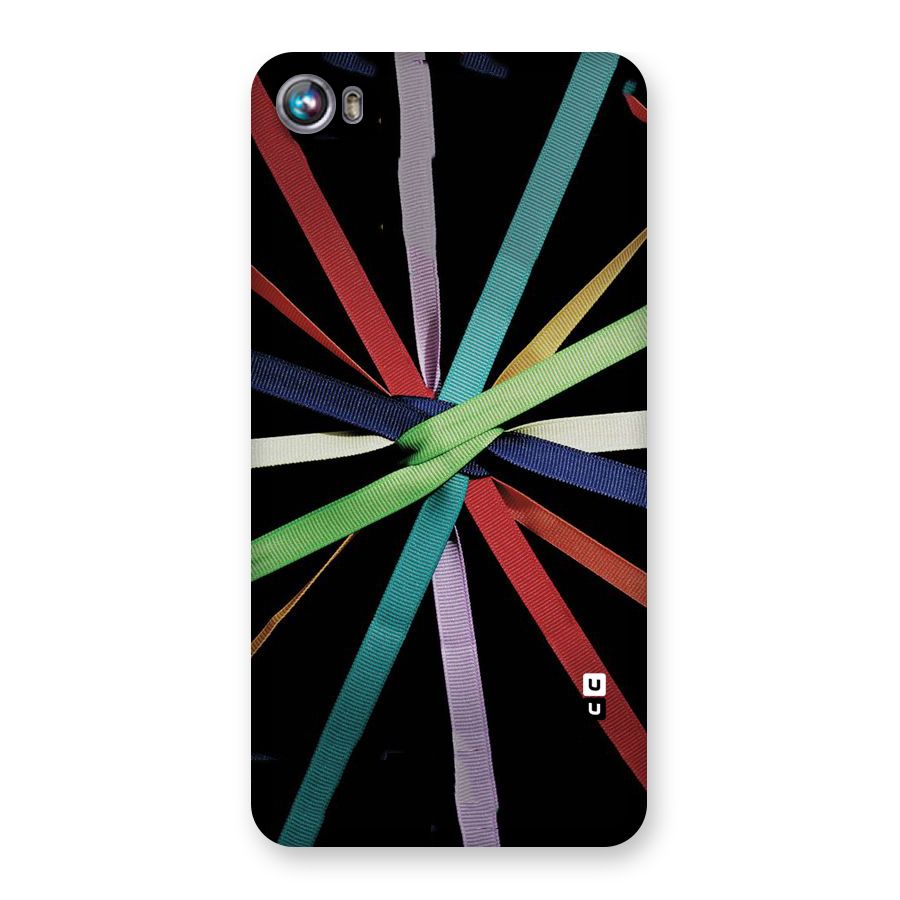 Ribbon Design Back Case for Micromax Canvas Fire 4 A107