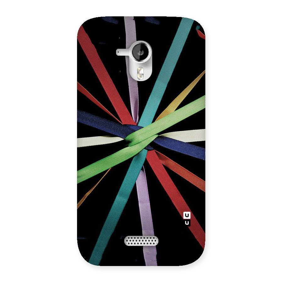 Ribbon Design Back Case for Micromax Canvas HD A116
