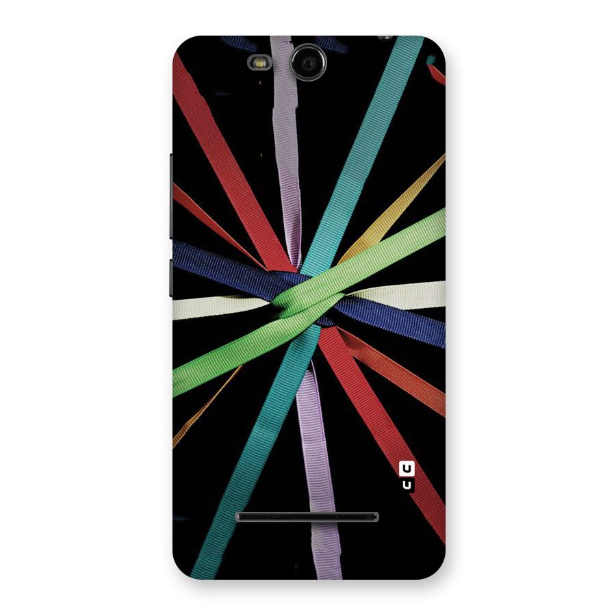 Ribbon Design Back Case for Micromax Canvas Juice 3 Q392