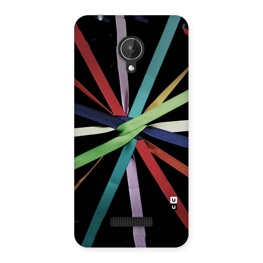 Ribbon Design Back Case for Micromax Canvas Spark Q380