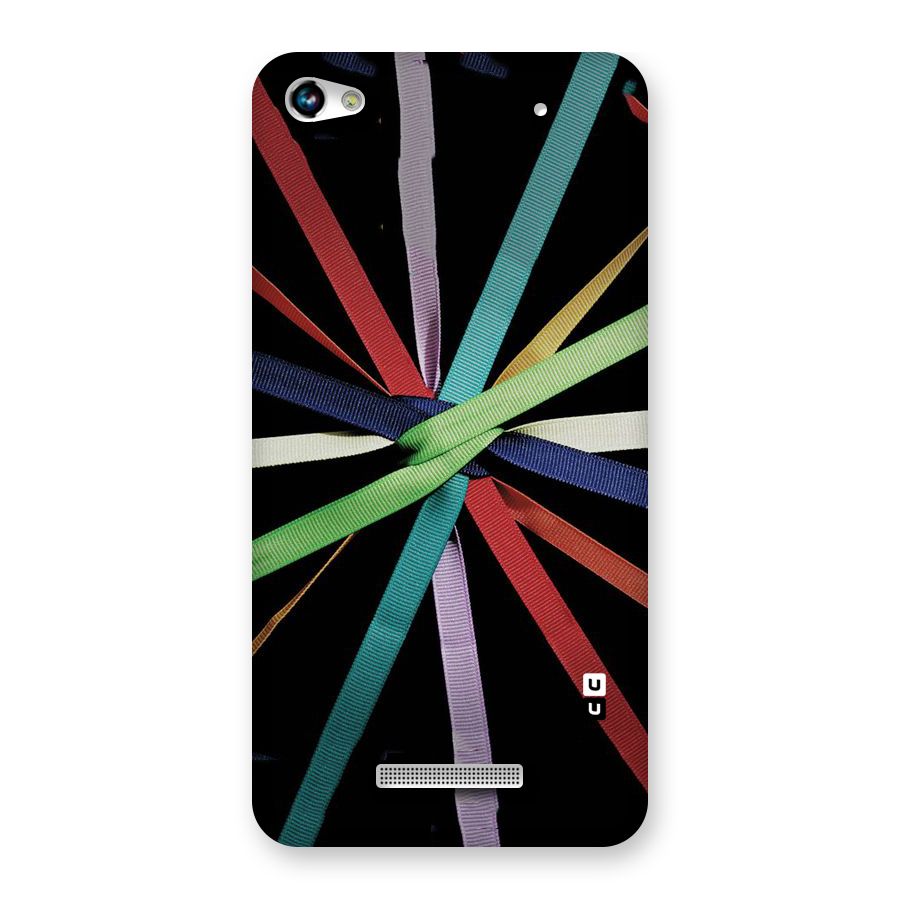 Ribbon Design Back Case for Micromax Hue 2