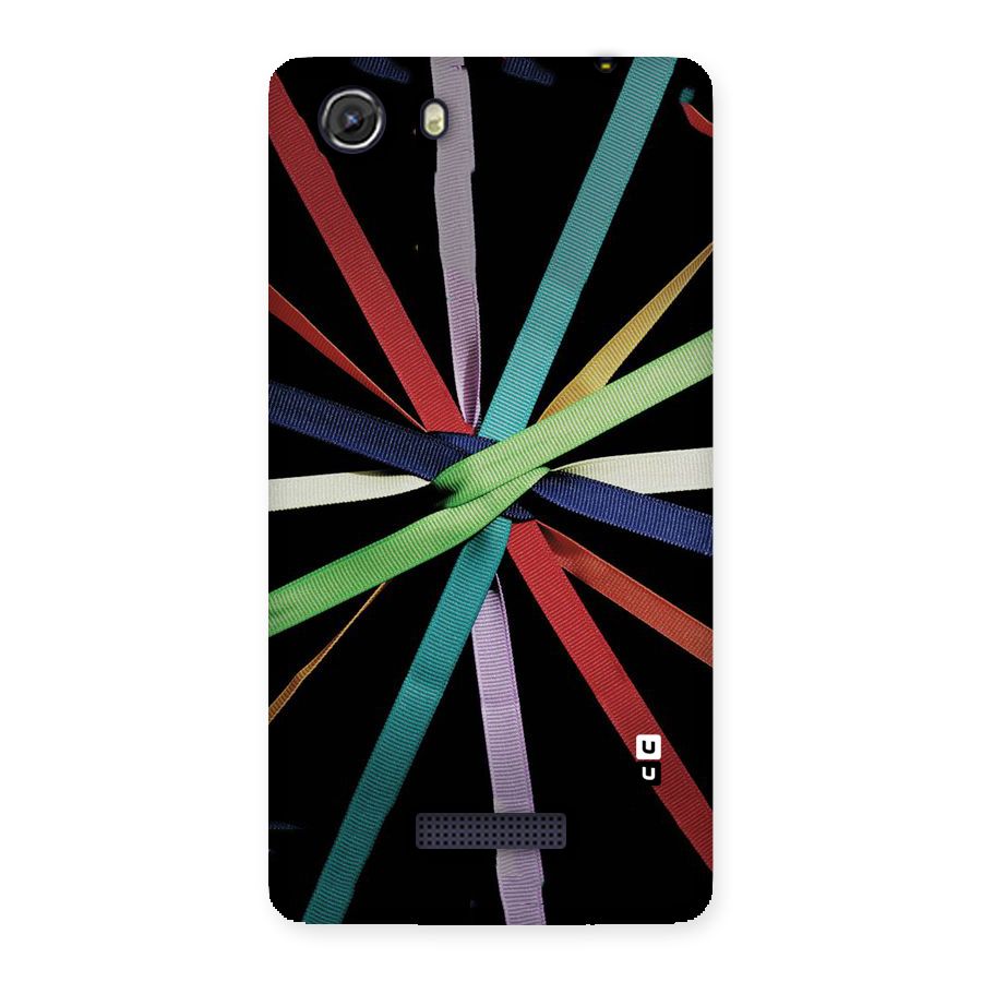 Ribbon Design Back Case for Micromax Unite 3