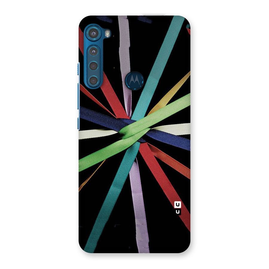 Ribbon Design Back Case for Motorola One Fusion Plus