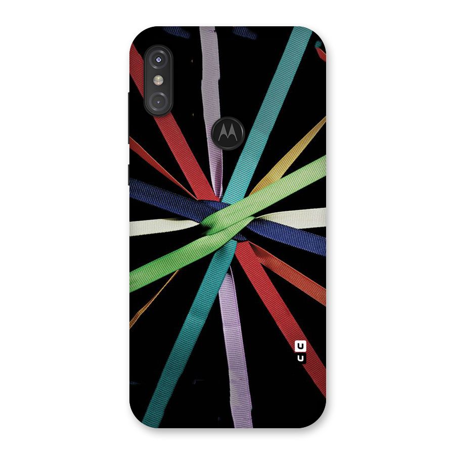 Ribbon Design Back Case for Motorola One Power