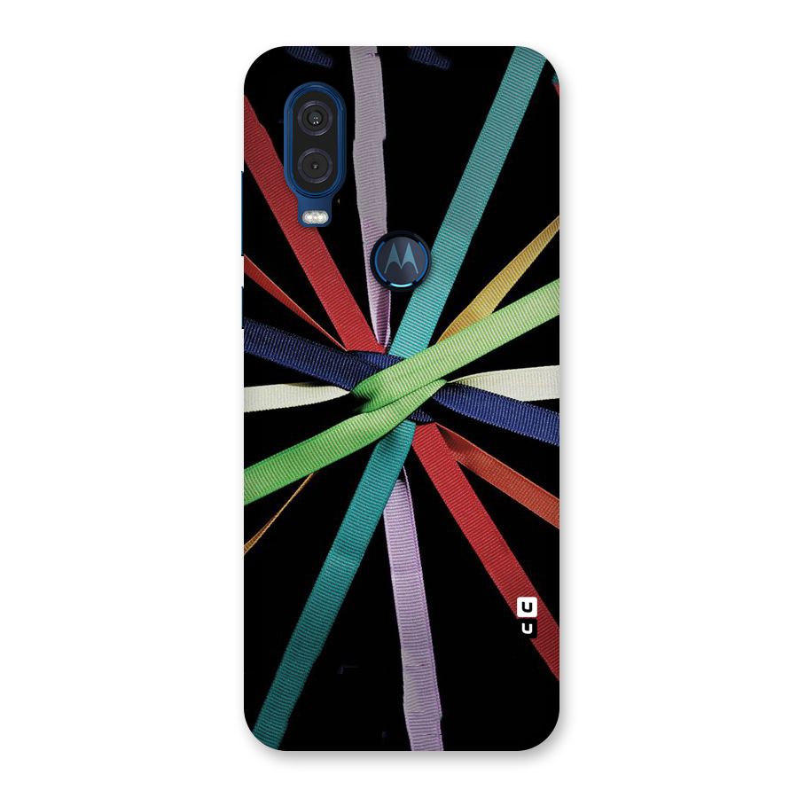 Ribbon Design Back Case for Motorola One Vision
