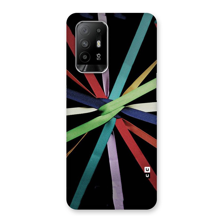 Ribbon Design Back Case for Oppo F19 Pro Plus 5G