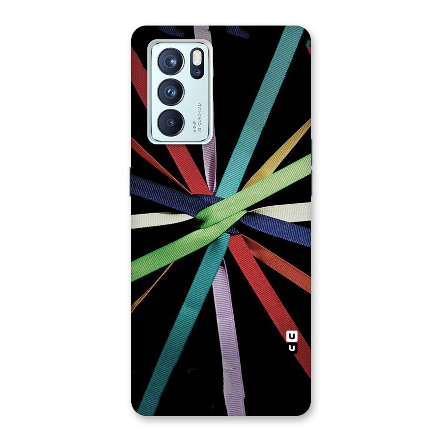 Ribbon Design Back Case for Oppo Reno6 Pro 5G