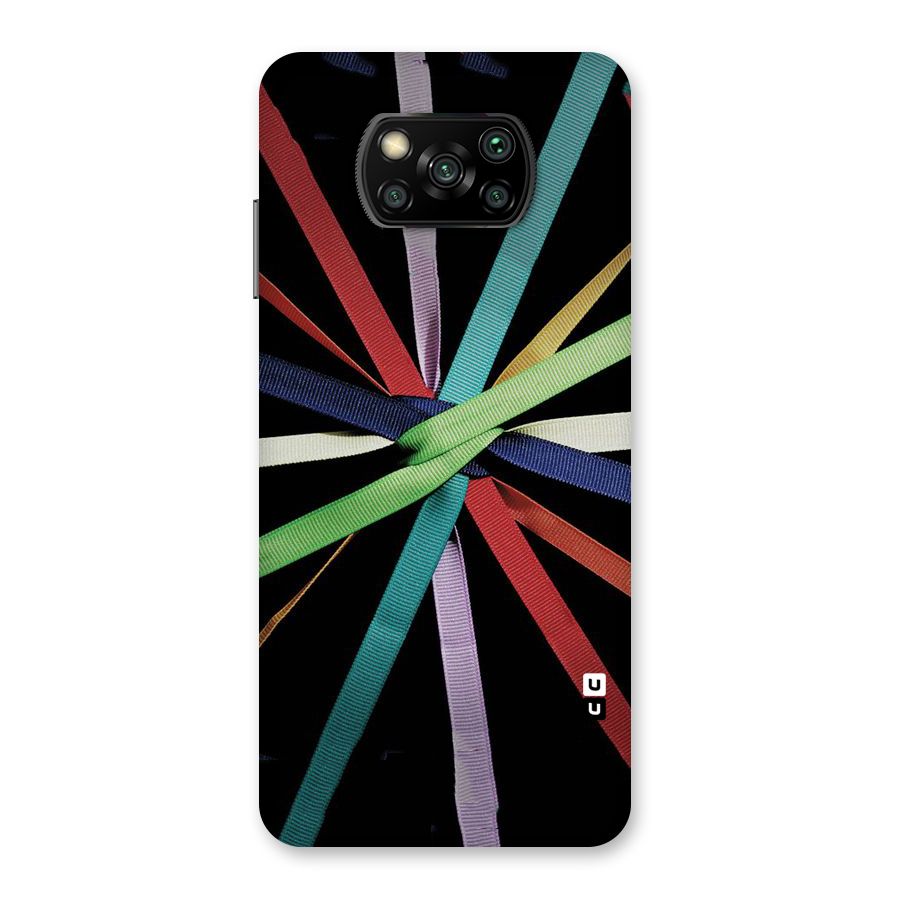 Ribbon Design Back Case for Poco X3