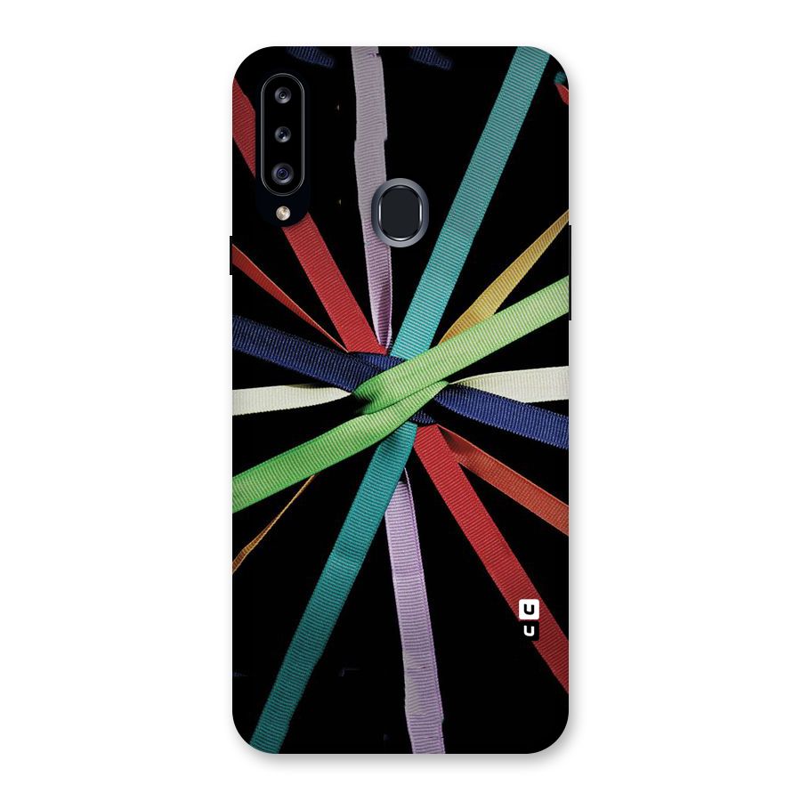 Ribbon Design Back Case for Samsung Galaxy A20s