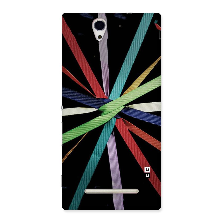 Ribbon Design Back Case for Sony Xperia C3