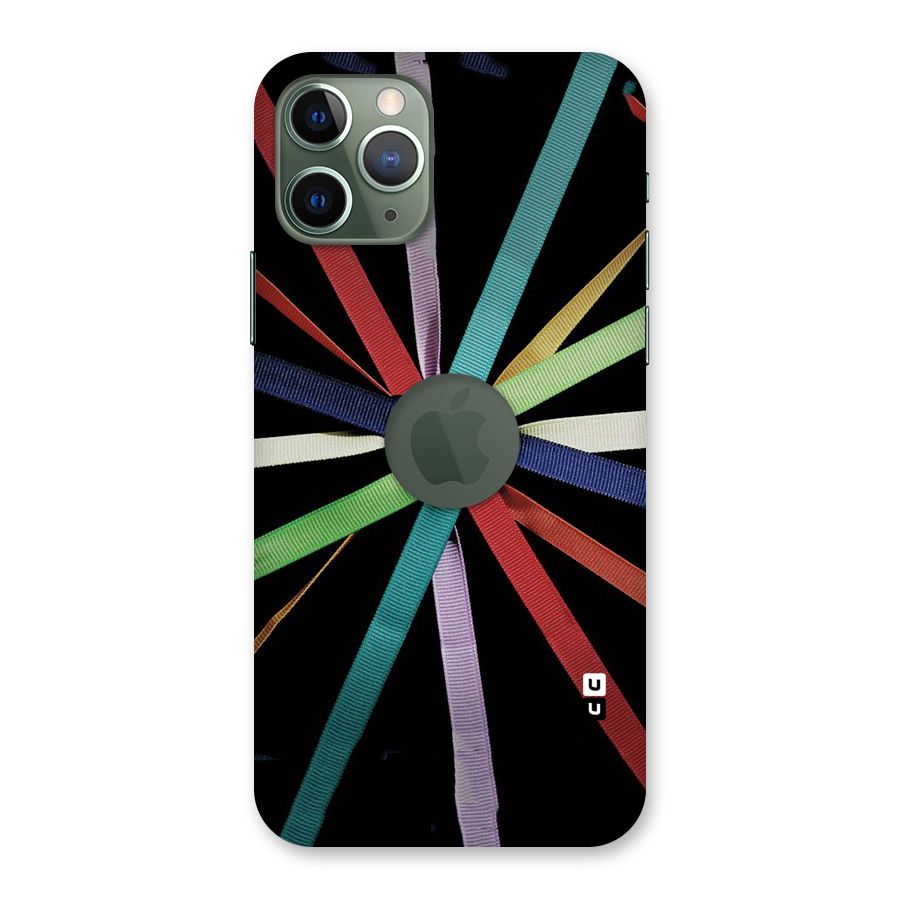 Ribbon Design Back Case for iPhone 11 Pro Logo  Cut