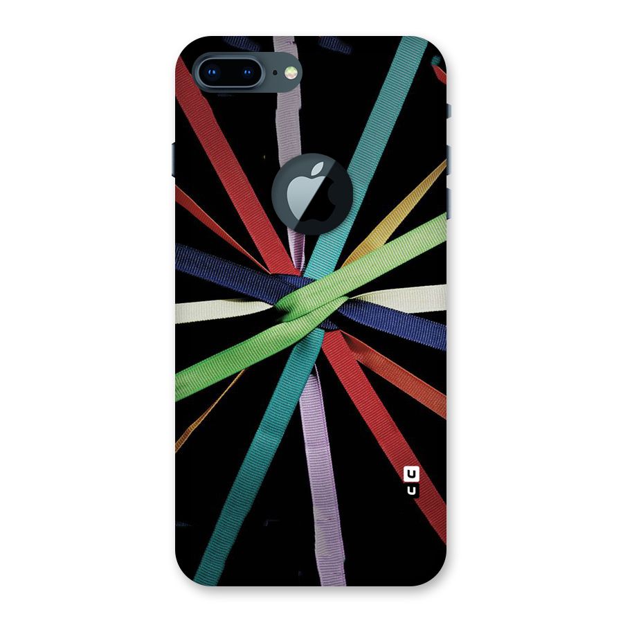 Ribbon Design Back Case for iPhone 7 Plus Logo Cut