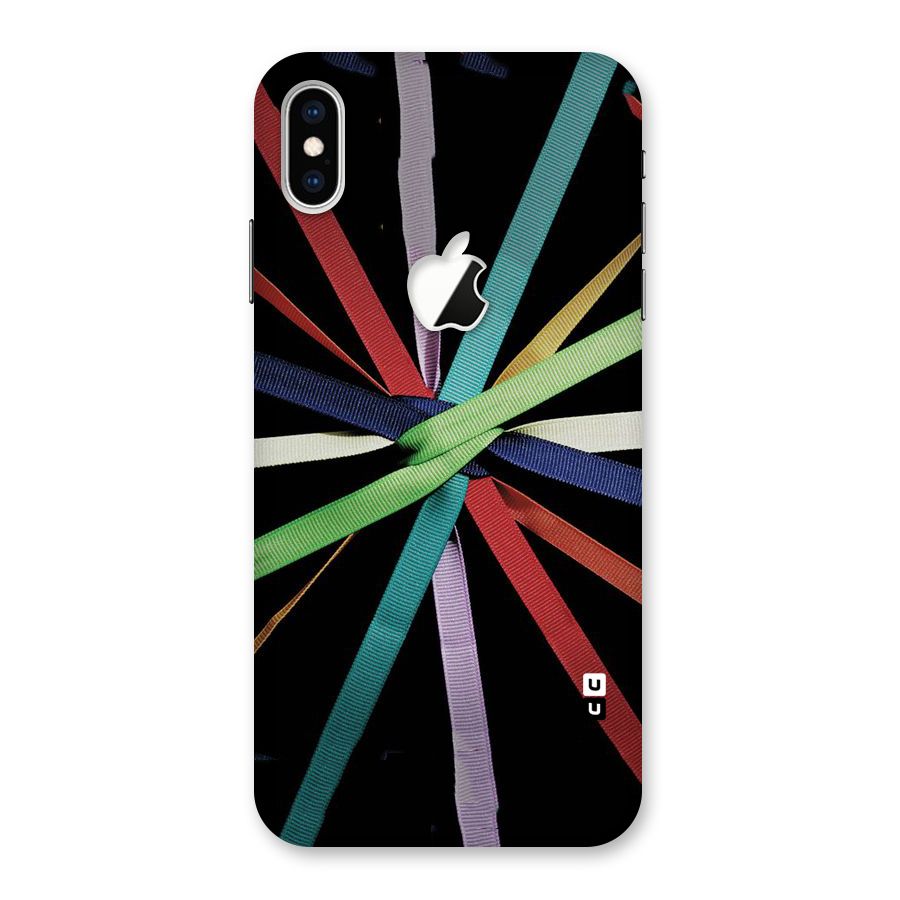 Ribbon Design Back Case for iPhone XS Max Apple Cut
