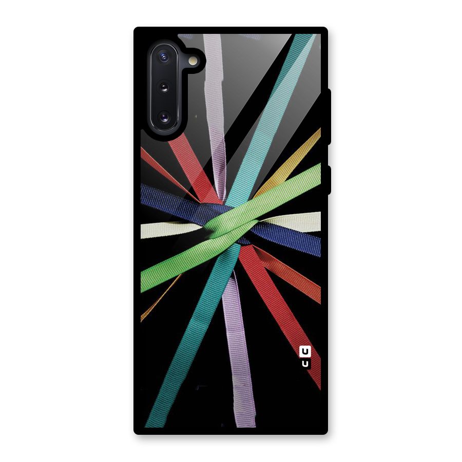 Ribbon Design Glass Back Case for Galaxy Note 10