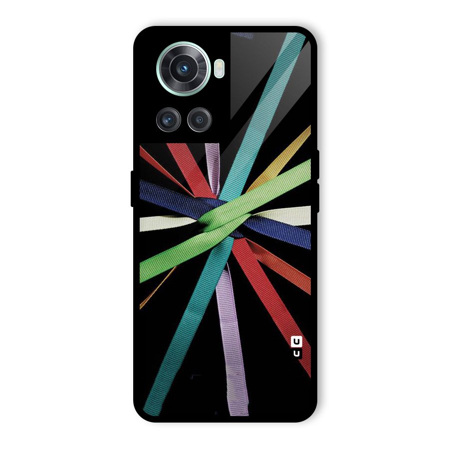 Ribbon Design Glass Back Case for OnePlus 10R