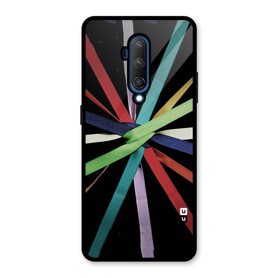 Ribbon Design Glass Back Case for OnePlus 7T Pro