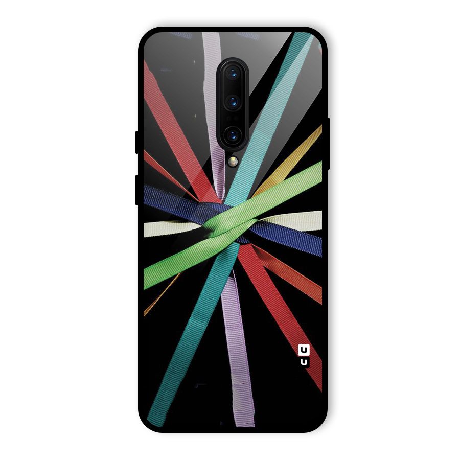 Ribbon Design Glass Back Case for OnePlus 7 Pro