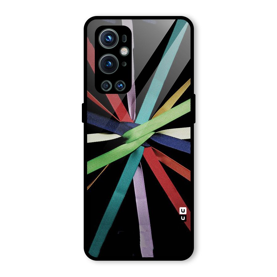 Ribbon Design Glass Back Case for OnePlus 9 Pro