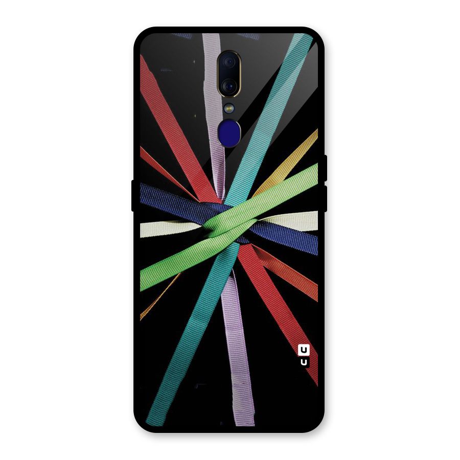 Ribbon Design Glass Back Case for Oppo F11
