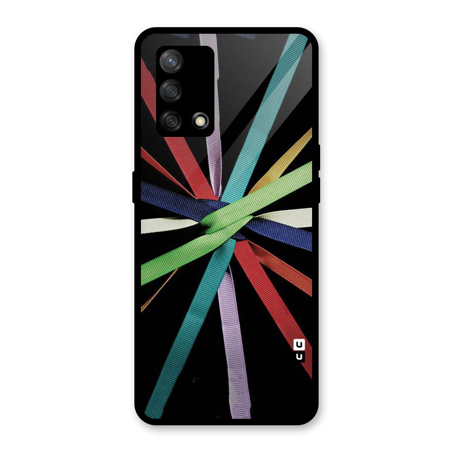 Ribbon Design Glass Back Case for Oppo F19