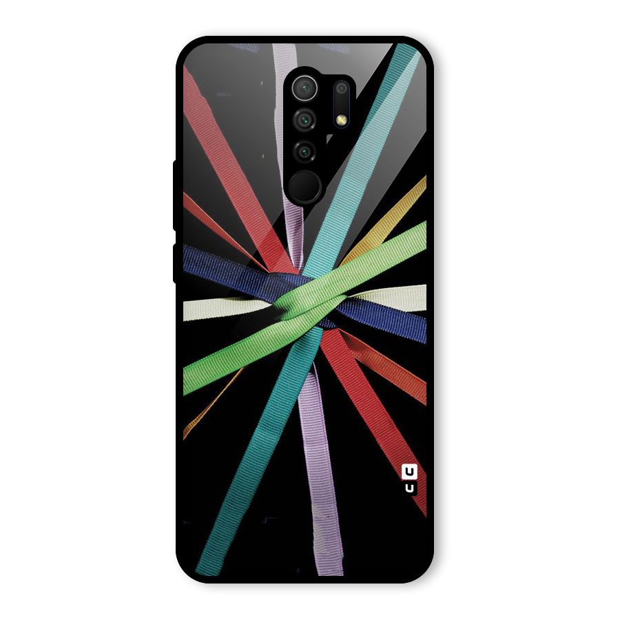 Ribbon Design Glass Back Case for Poco M2
