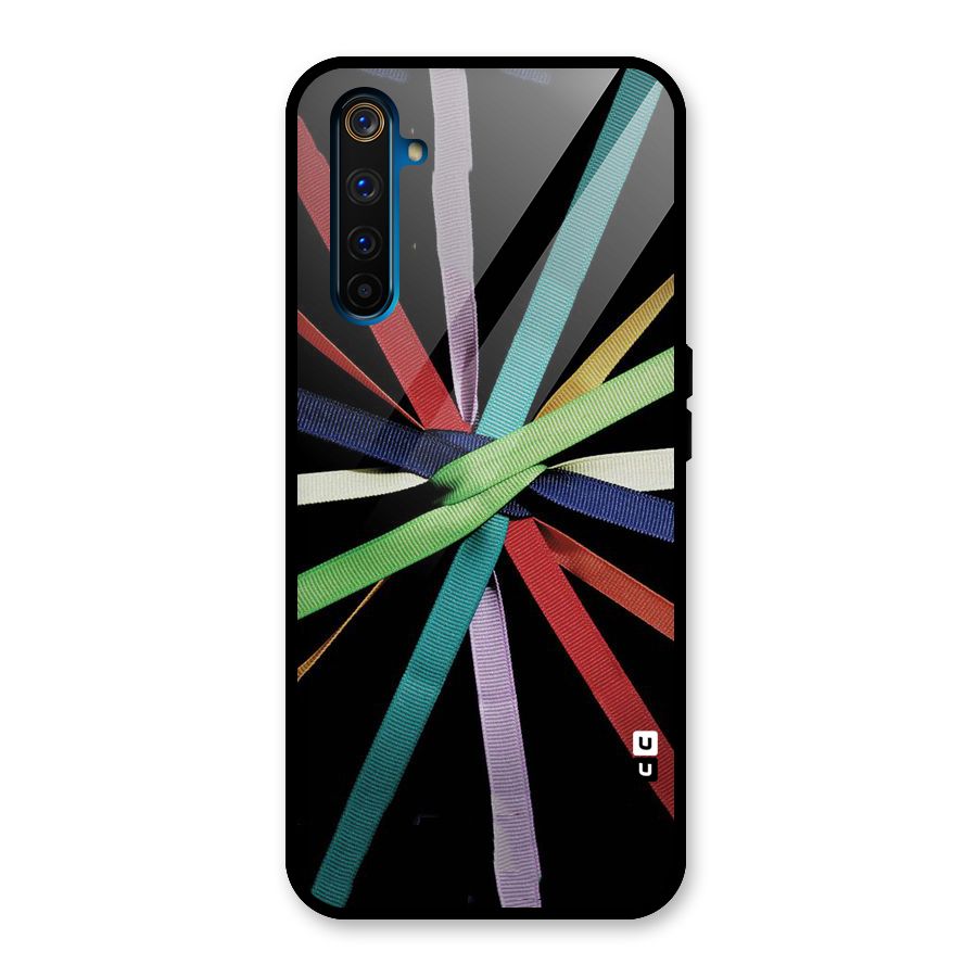 Ribbon Design Glass Back Case for Realme 6 Pro