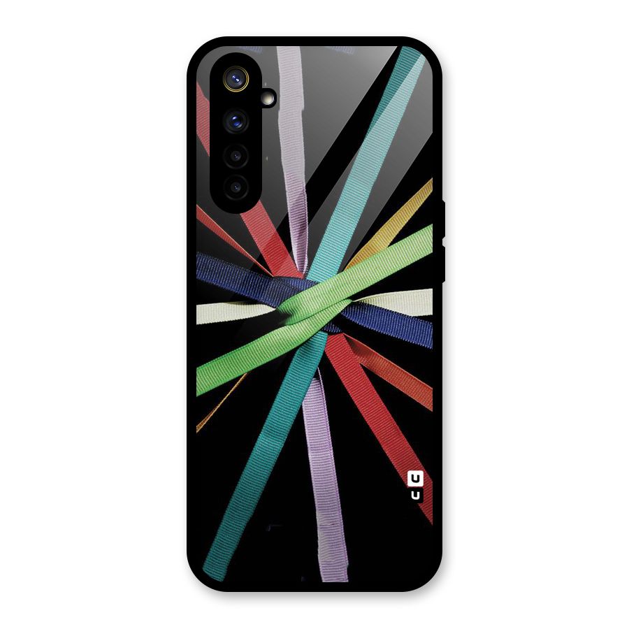 Ribbon Design Glass Back Case for Realme 6i