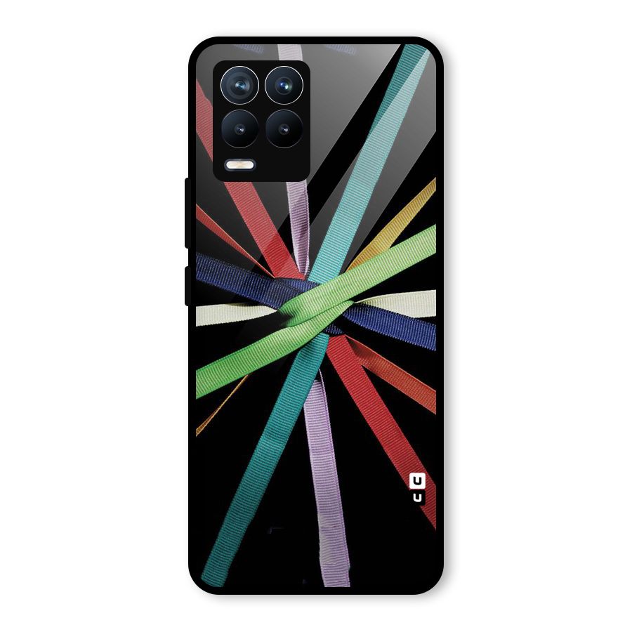 Ribbon Design Glass Back Case for Realme 8