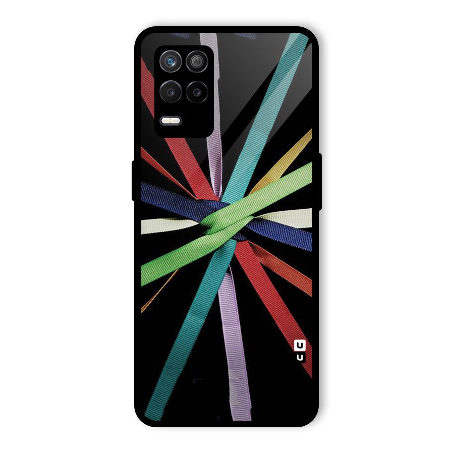 Ribbon Design Glass Back Case for Realme 9 5G