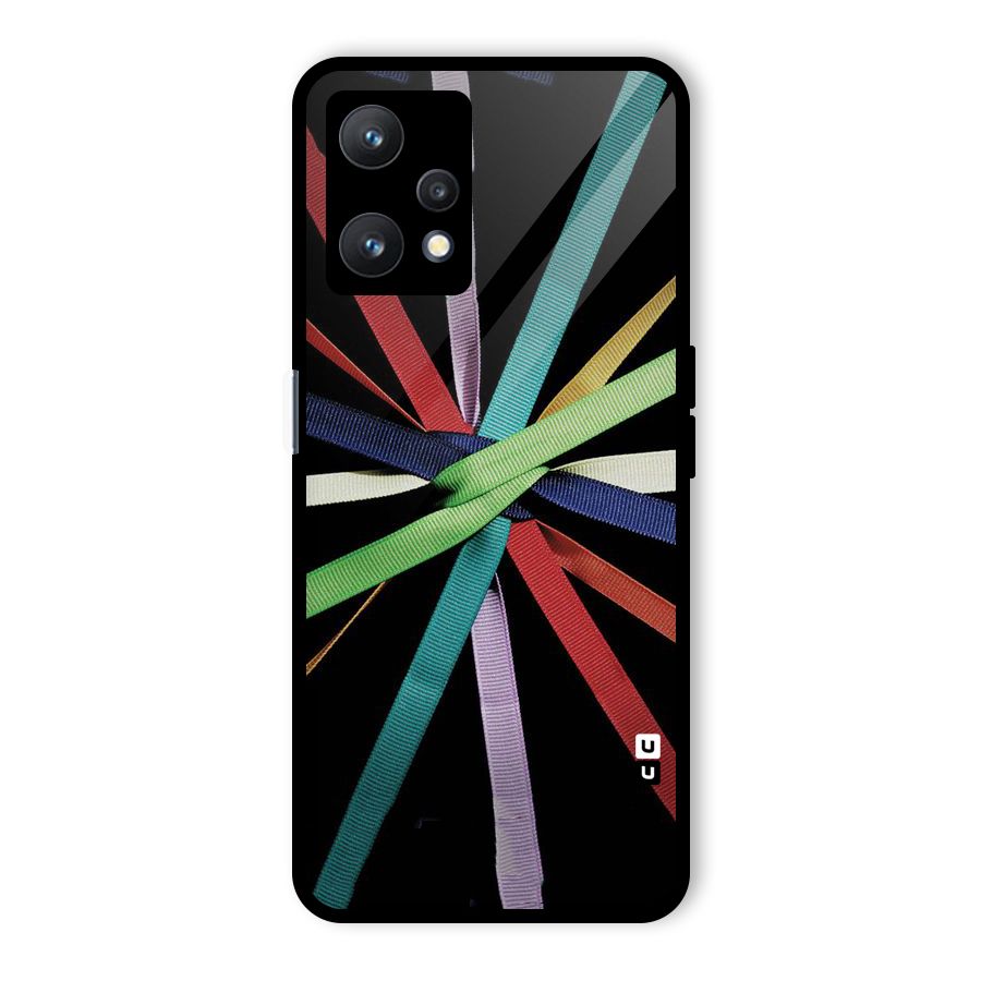 Ribbon Design Glass Back Case for Realme 9 Pro 5G