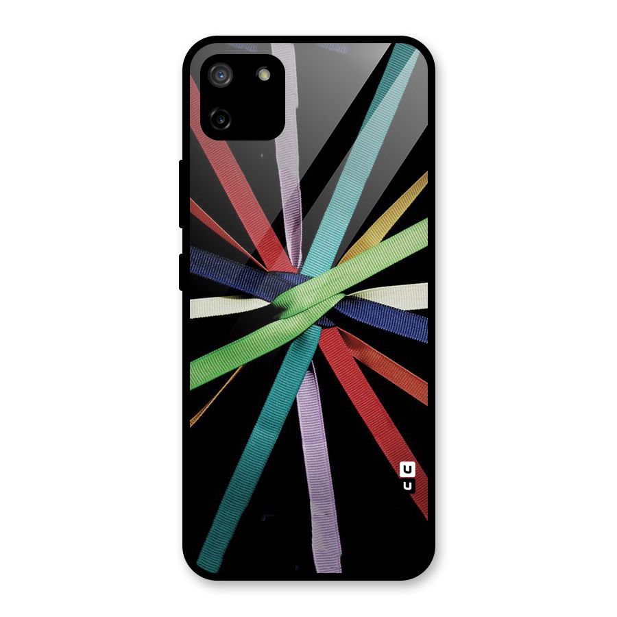 Ribbon Design Glass Back Case for Realme C11