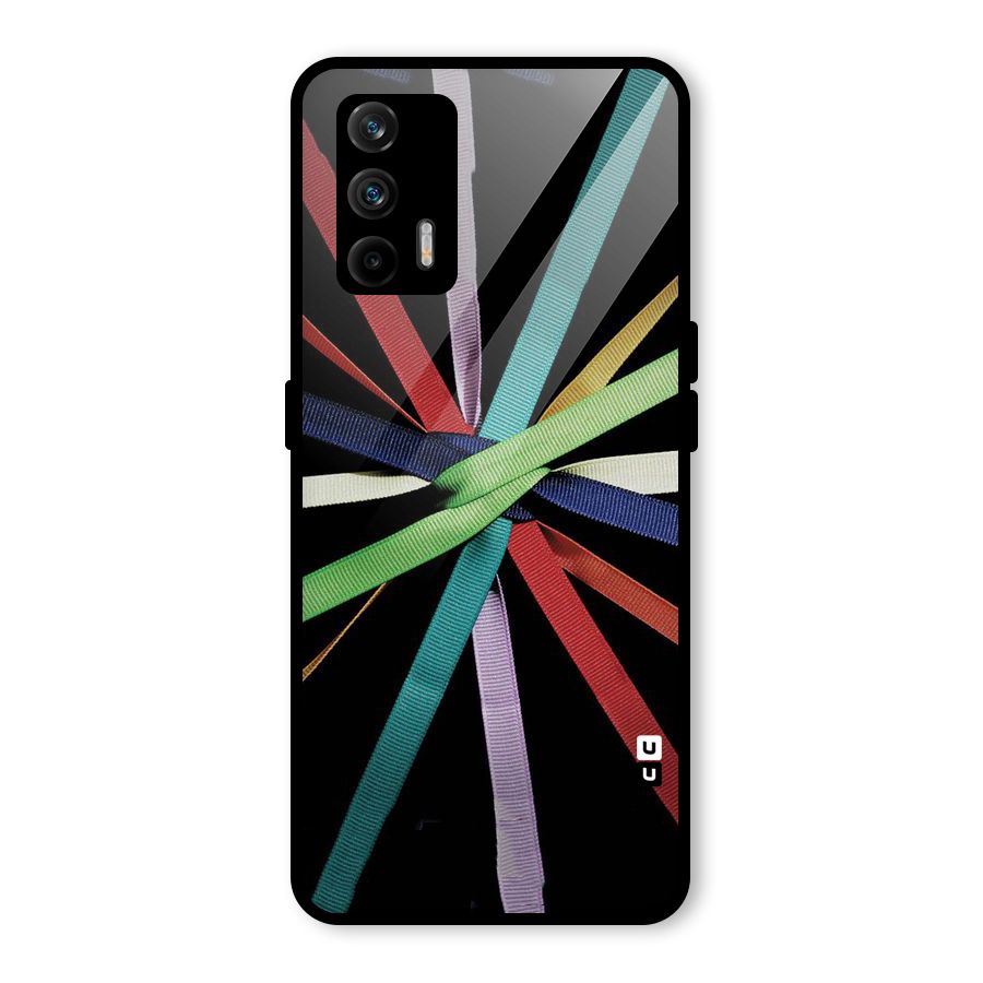 Ribbon Design Glass Back Case for Realme GT 5G