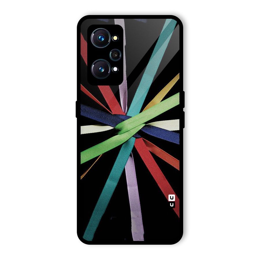 Ribbon Design Glass Back Case for Realme GT Neo2