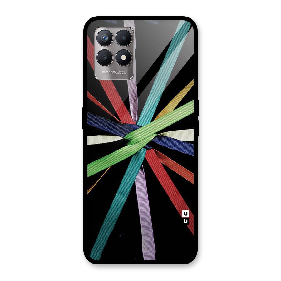 Ribbon Design Glass Back Case for Realme Narzo 50