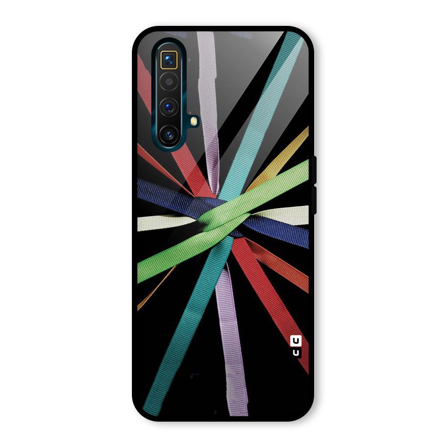 Ribbon Design Glass Back Case for Realme X3