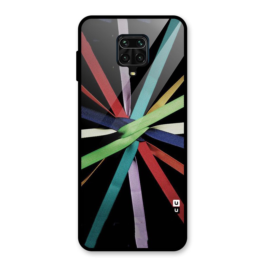 Ribbon Design Glass Back Case for Redmi Note 10 Lite