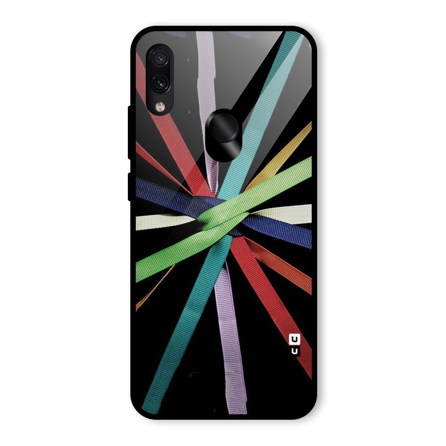 Ribbon Design Glass Back Case for Redmi Note 7 Pro