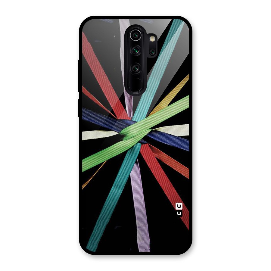Ribbon Design Glass Back Case for Redmi Note 8 Pro