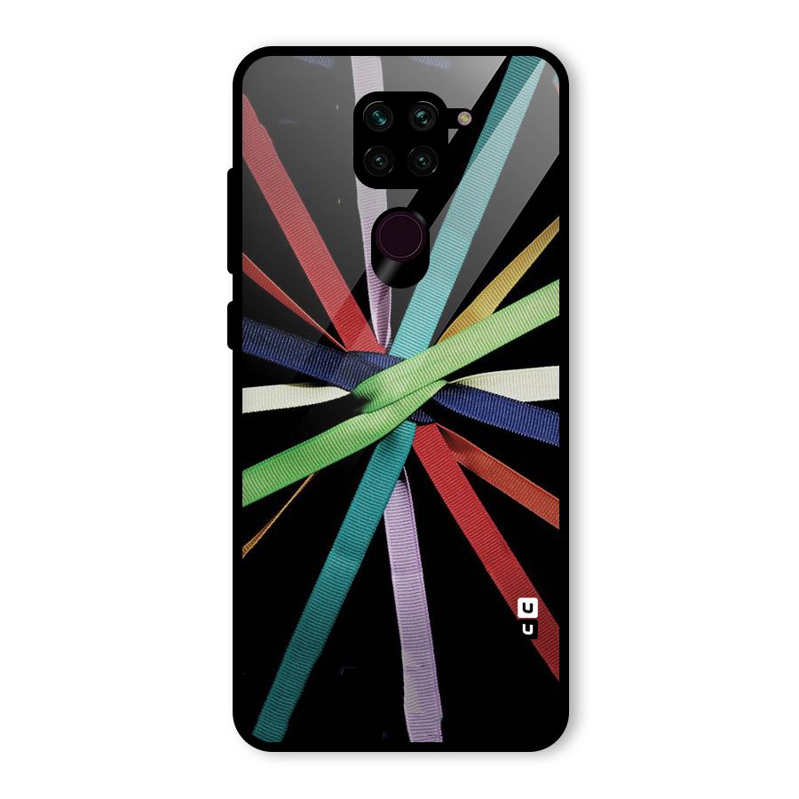 Ribbon Design Glass Back Case for Redmi Note 9