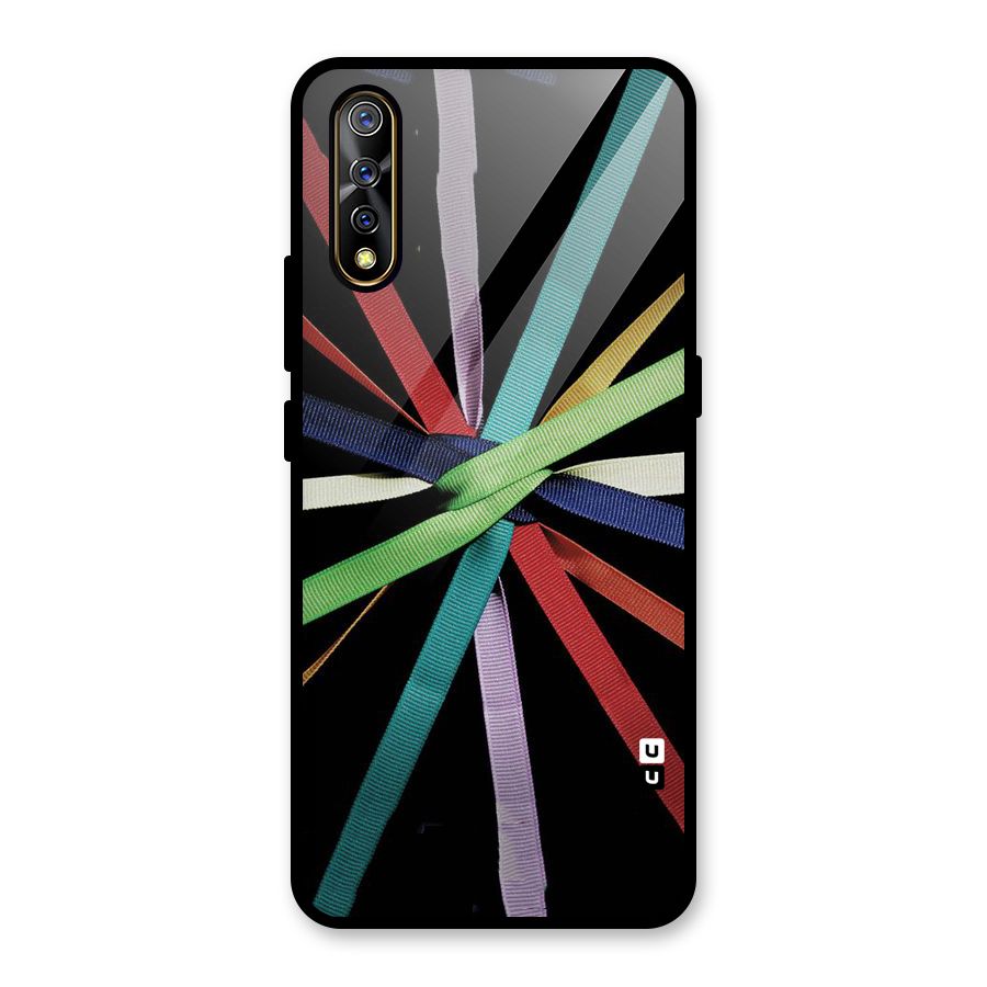 Ribbon Design Glass Back Case for Vivo S1