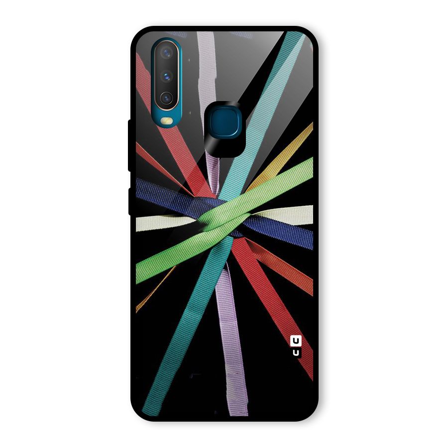 Ribbon Design Glass Back Case for Vivo U10