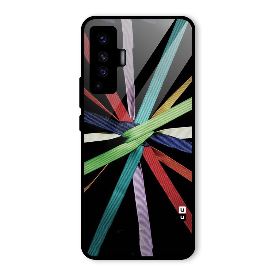 Ribbon Design Glass Back Case for Vivo X50
