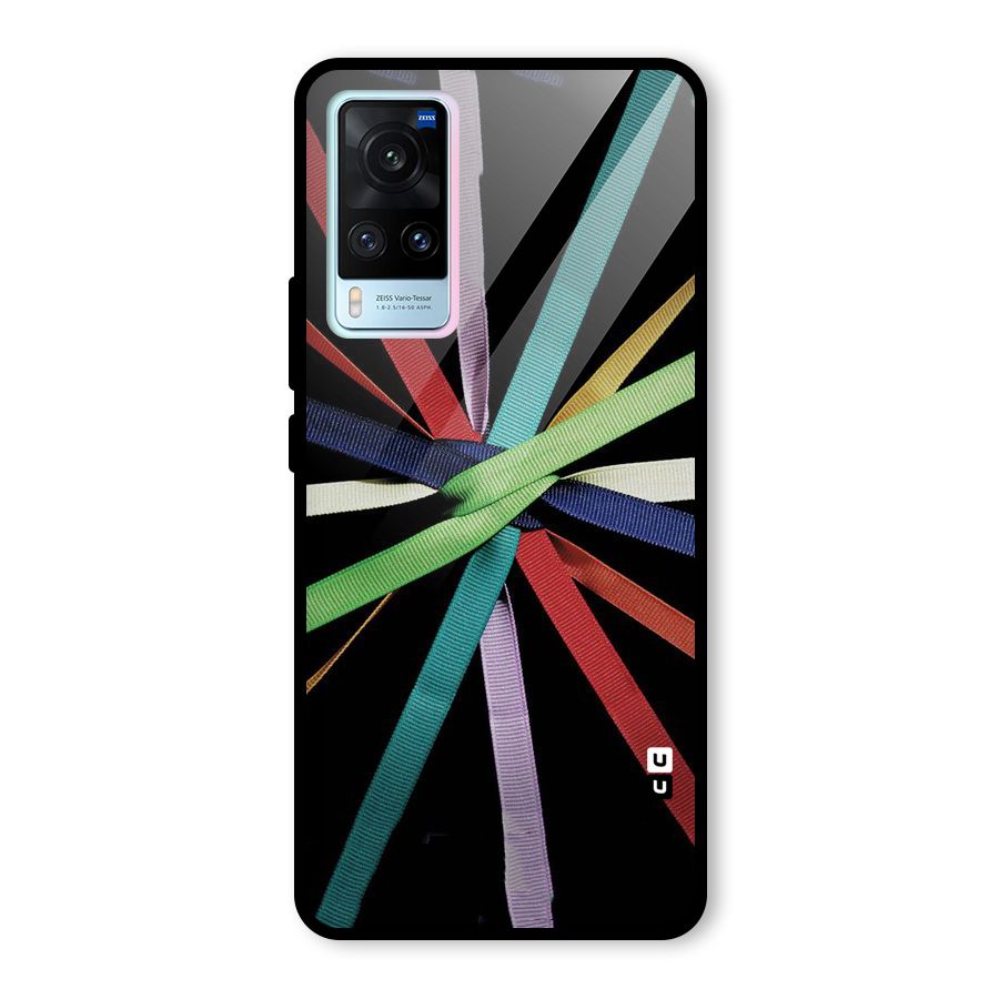 Ribbon Design Glass Back Case for Vivo X60