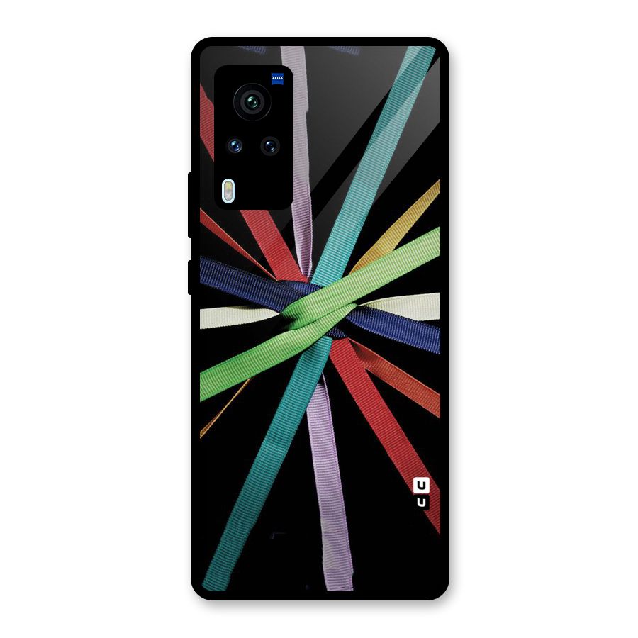 Ribbon Design Glass Back Case for Vivo X60 Pro