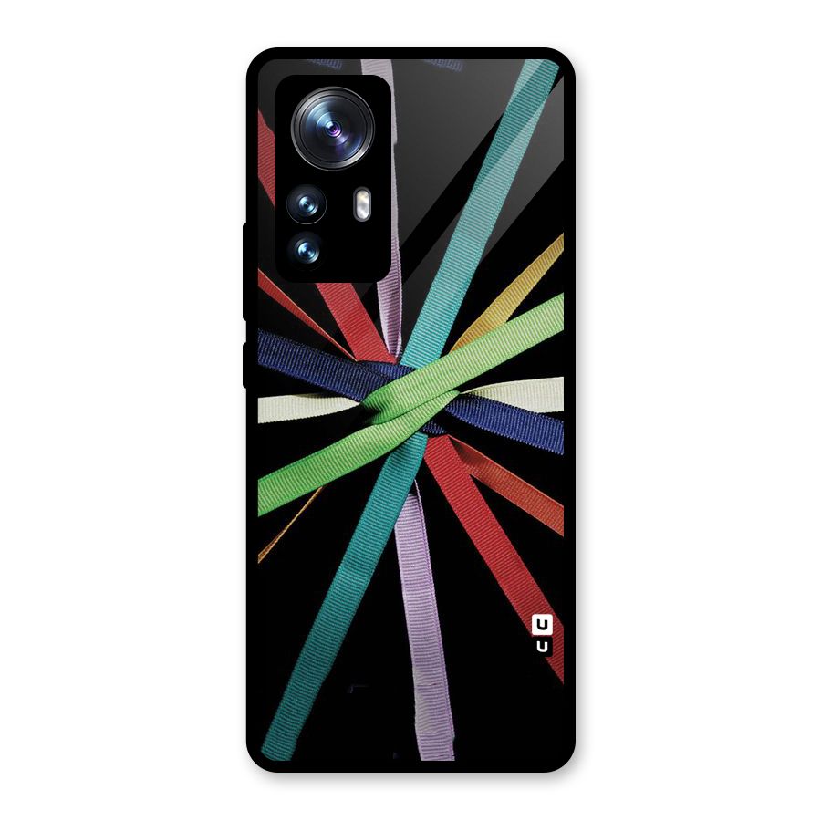 Ribbon Design Glass Back Case for Xiaomi 12 Pro