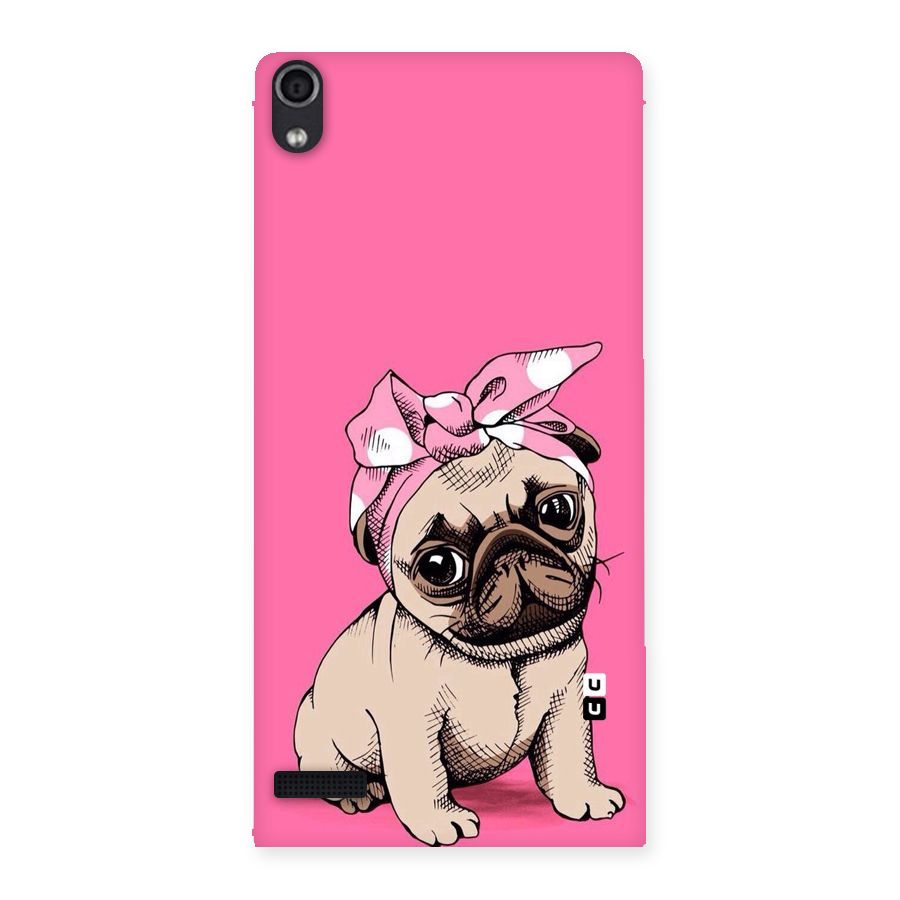 Ribbon Doggo Back Case for Ascend P6