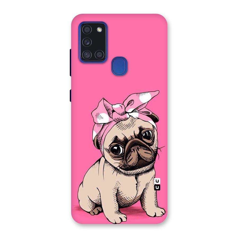Ribbon Doggo Back Case for Galaxy A21s