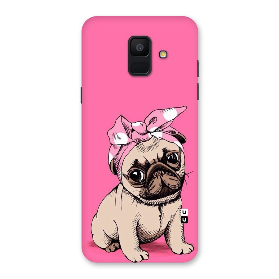Ribbon Doggo Back Case for Galaxy A6 (2018)
