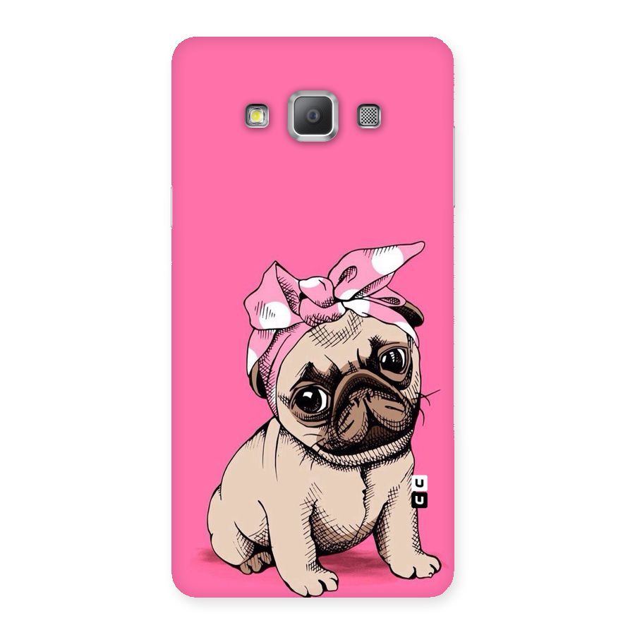 Ribbon Doggo Back Case for Galaxy A7