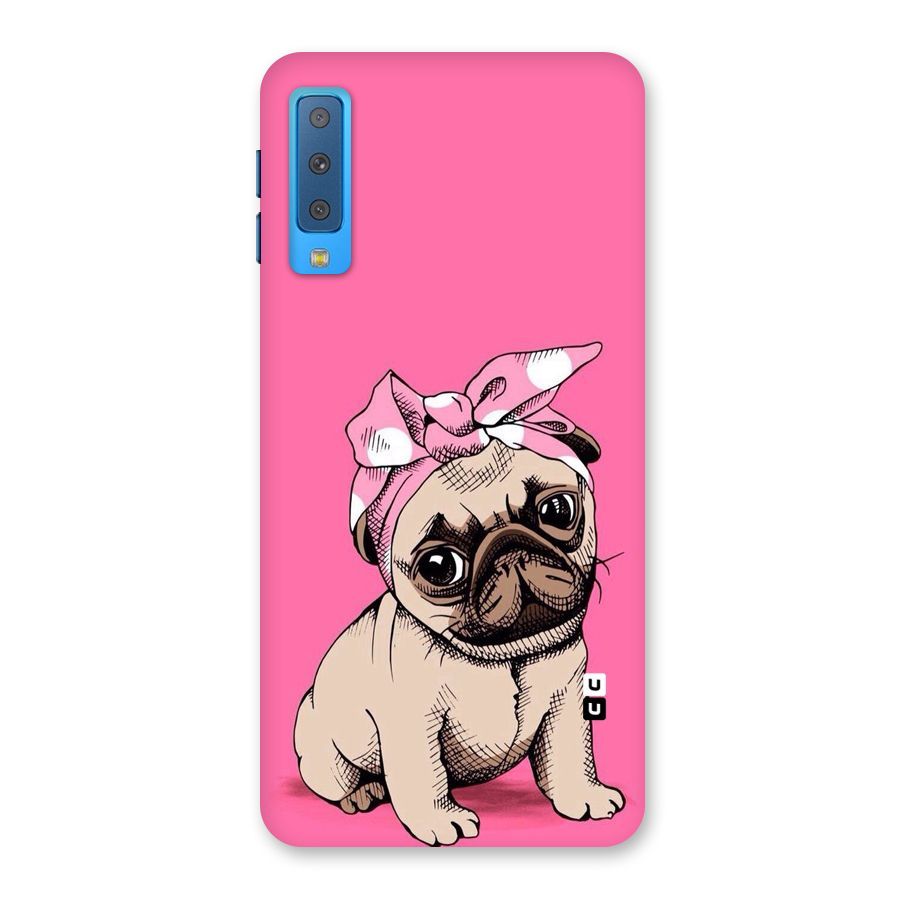 Ribbon Doggo Back Case for Galaxy A7 (2018)